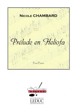 CHAMBARD PRELUDE EN HELIOFA PIANO