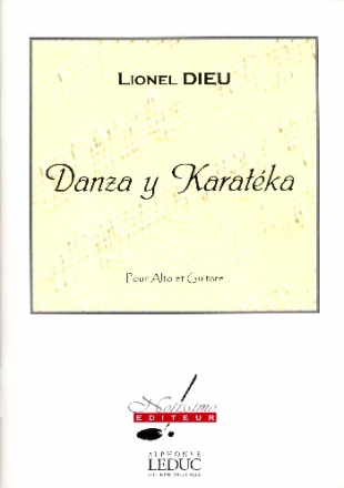 Danza y karateka pour alto et guitare