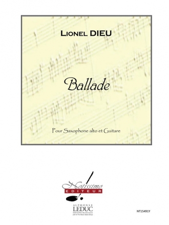DIEU BALLADE SAXOPHONE ALTO ET GUITARE