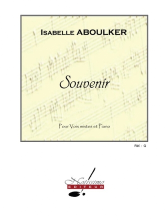 Souvenir pour voix mixtes et piano partition