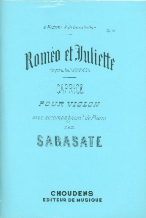 Caprice op.14 pour violon et piano