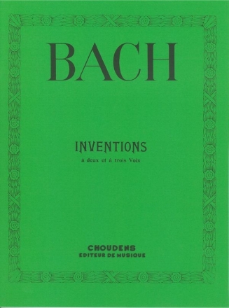 Johann Sebastian Bach, Two And Three Part Inventions Klavier buch