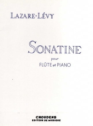 Lazare L�vy, Sonatine Op32 Fl�te und Klavier buch