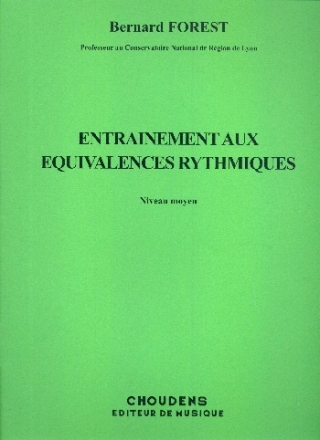 Entrainement aux equivalences rythmiques - niveau moyen pour chant