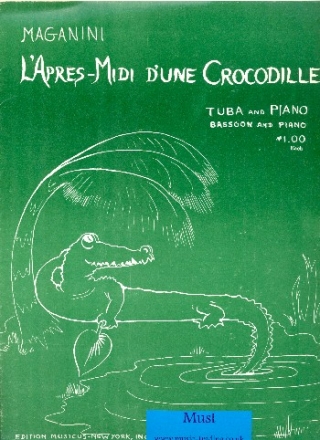 L'Aprs-midi d'une crocodille for tuba and piasno