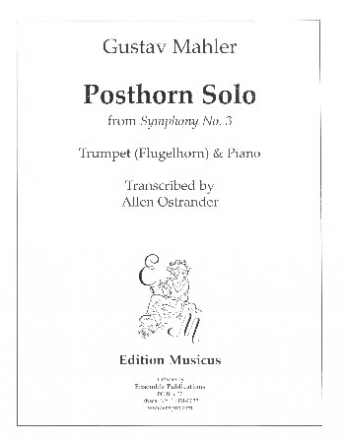 Posthorn solo from Symphony no.3 for trumpet  (flugelhorn) and piano