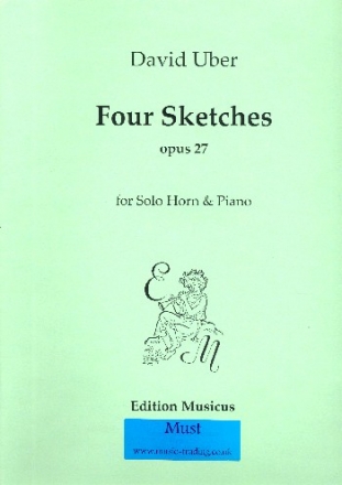 4 Sketches op27 for horn and piano