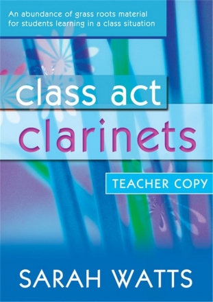 Class Act Clarinets Klarinette Lehrerband Teacher Copy