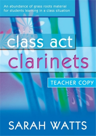 Class Act Clarinets Klarinette Lehrerband Teacher Copy