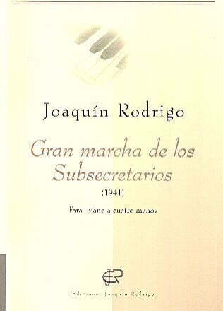 Gran marcha de los subsecretarios b-Moll Klavier 4-hndig
