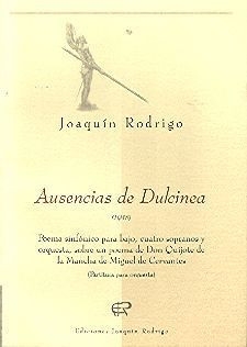 Ausencias de Dulcinea Bass oder Bariton, 4 Soprane und groes Orchester Studienpartitur