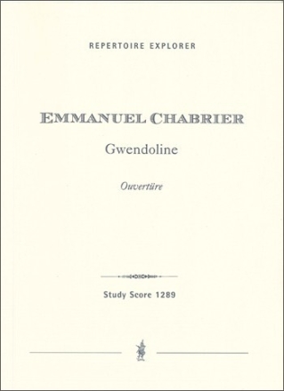 Gwendoline (Ouvertre) fr Orchester Studienpartitur