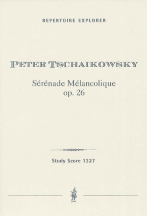 Srnade mlancolique op.26 fr Violine und Orchester Studienpartitur