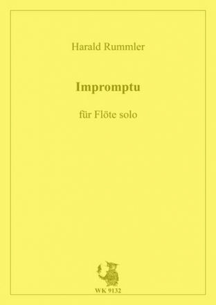 Rummler, Harald Impromptu fr Flte solo