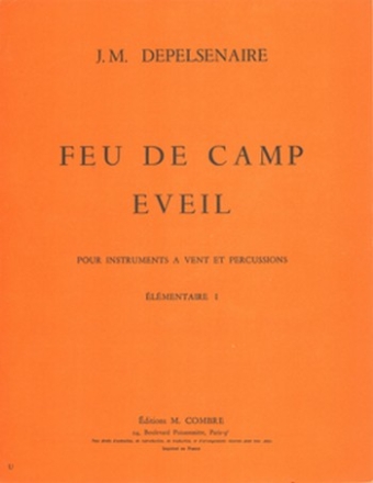 DEPELSENAIRE Jean-Marie Feu de camp - Eveil 2 fltes et percussion Partition
