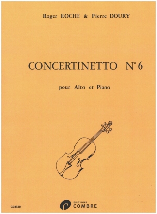 Concertinetto no.6 pour alto et piano