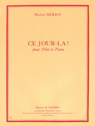 MERIOT Michel Ce jour-l flte et piano Partition