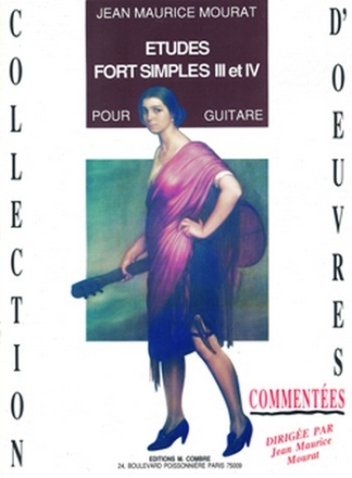 MOURAT Jean-Maurice Etudes fort simples 3 et 4 guitare Partition