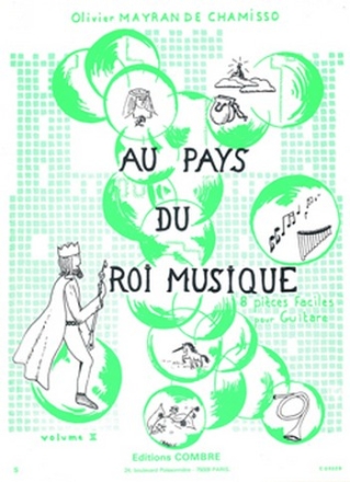 MAYRAN de CHAMISSO Olivier Au pays du roi musique Vol.2 (8 pices faciles) guitare Partition