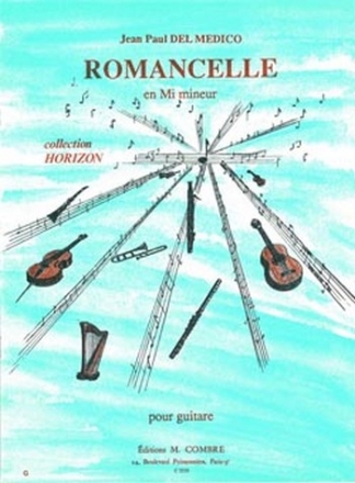 DEL MEDICO Jean-Paul Romancelle guitare Partition