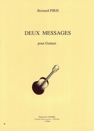 PIRIS Bernard Messages (2) Lointain - Nomade guitare Partition