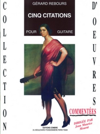 REBOURS Grard Citations (5) guitare Partition