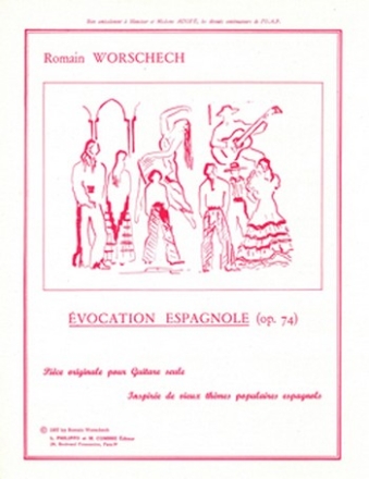 Evocation espagnole op.74 pour guitare