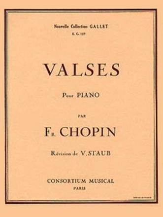 CHOPIN Frdric Valses piano Partition