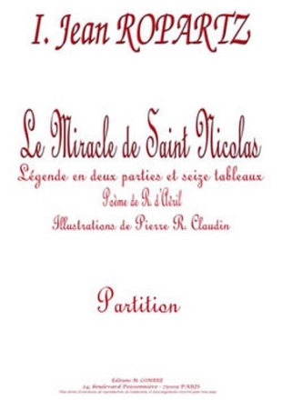 ROPARTZ Guy Le Miracle de Saint Nicolas 4 voix mixtes Partition