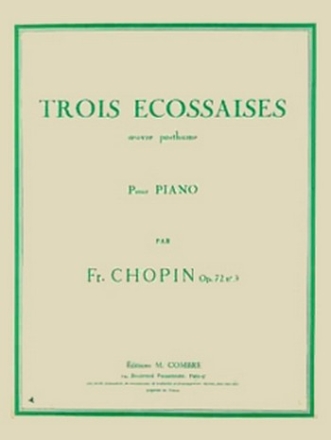 CHOPIN Frdric Ecossaises (3) Op.72 n3 piano Partition