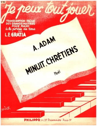 Minuit Chrtiens - Nol pour piano (facile)