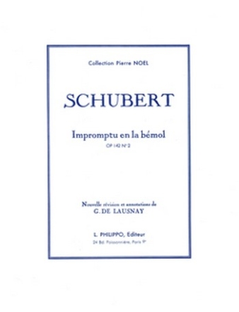 SCHUBERT Franz Impromptu Op.142 n2 lab maj. piano Partition