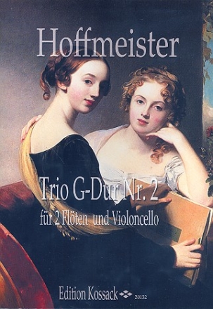 Trio G-Dur Nr.2 fr 2 Flten und Violoncello Partitur und Stimmen