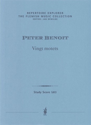 Benoit, Peter Vingt motets fr Gesang und Orgel Studienpartitur