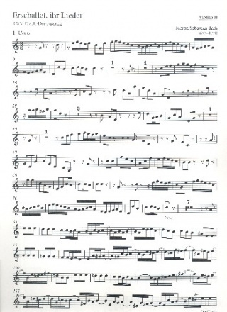 Erschallet, ihr Lieder Kantate Nr.172 BWV172 Viloine 2