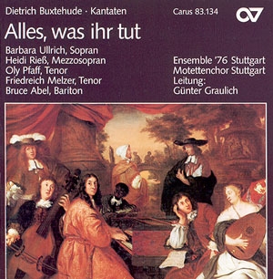 Alles, was ihr tut - 4 Kantaten  CD