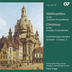 Homilius, Gottfried August Weihnachten an der Dresdner Frauenkirche.  CD