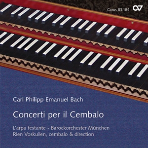 Bach, Carl Philipp Emanuel C. P. E. Bach: Concerti per il Cembalo  CD