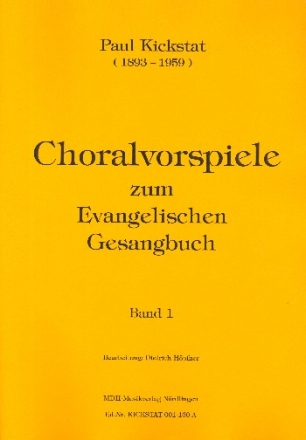 Choralvorspiele zum EG - Band 1 und 2 fr Orgel