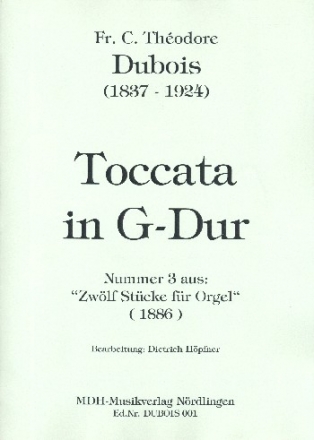 Toccata in G-Dur fr Orgel
