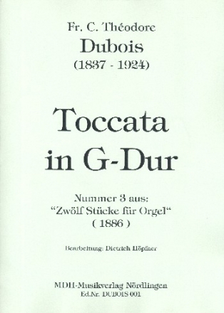 Toccata G-Dur fr Orgel