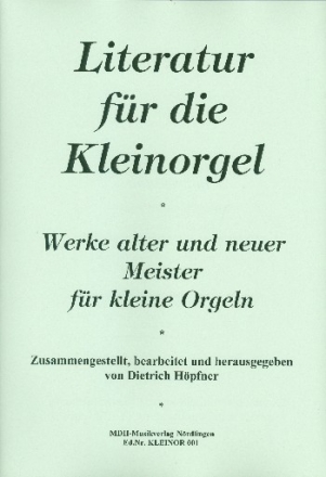 Literatur fr die Kleinorgel