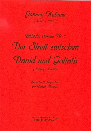 Der Streit zwischen David und Goliath fr Orgel