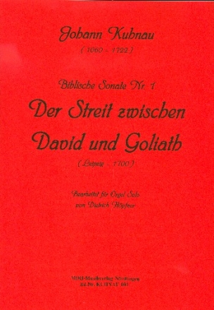 Der Streit zwischen David und Goliath fr Orgel