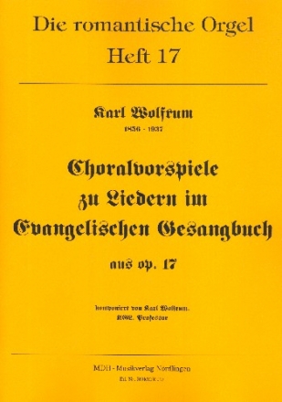 Choralvorspiele zu Liedern aus dem EG aus op.18 Band 2 fr Orgel