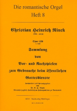 Sammlung von Vor- und Nachspielen ... op.129,5 fr Orgel