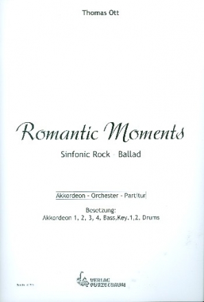 Romantic Moments fr Akkordeonorchester Partitur