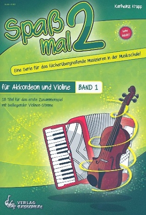 Spa mal 2 Band 1 fr Akkordeon und Violine Partitur und Stimmen