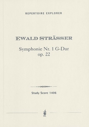 Symphonie Nr.1 G-Dur op. 22 fr Orchester Studienpartitur