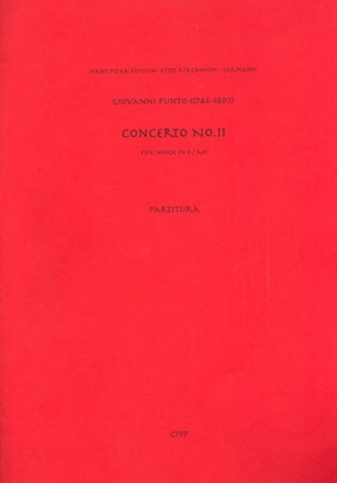 Konzert Nr.11 fr Horn in E und Orchester Partitur